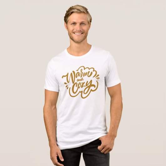 Warm en Cozy Tri-Blend Shirt (Voorkant volledig)