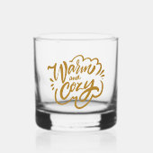 Warm en Cozy Whisky Glas (Voorkant)