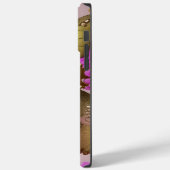 Warm en Fuzzy Roze | Gouden Vlinder Persoonlijk Case-Mate iPhone Case (Achterkant / Links)