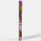 Warm en Fuzzy Roze | Gouden Vlinder Persoonlijk Case-Mate iPhone Case (Achterkant / Rechts)