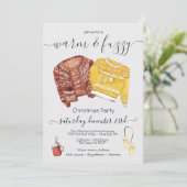 Warm en Fuzzy Sweater Holiday Kerstfeest Kaart (Staand voorkant)