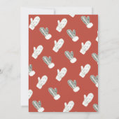 Warm en Fuzzy Sweater Holiday Kerstfeest Kaart (Achterkant)