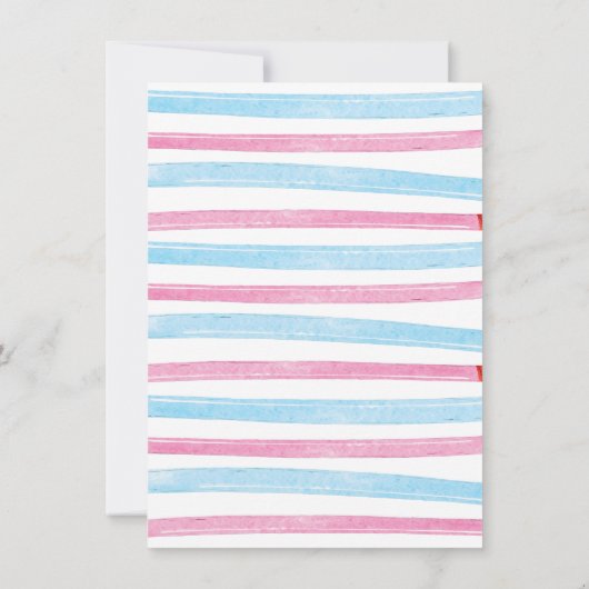 Warm en Fuzzy Ugly Sweater Baby shower Invitation Kaart (Achterkant)