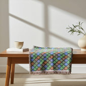 Warm en gezellig Abstract Poinsettia Bloemenmotief Deken