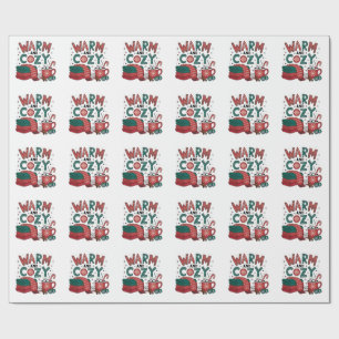 Warm En Gezellig Kerstmis Heet Cacao Xmas Cadeaupapier