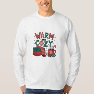 Warm En Gezellig Kerstmis Heet Cacao Xmas  T-shirt
