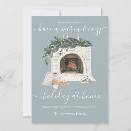 Warm en gezellig open haard vakantie thuis Covid Kaart (Voorkant)