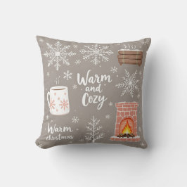 Warm en gezellig Sierkussen met winterthema
