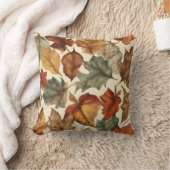 Warm en levendig herfstblad patroon kussen (Deken)