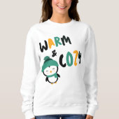 Warm- en lugachtig sweatshirt, crèmewintersweatshi trui (Voorkant)