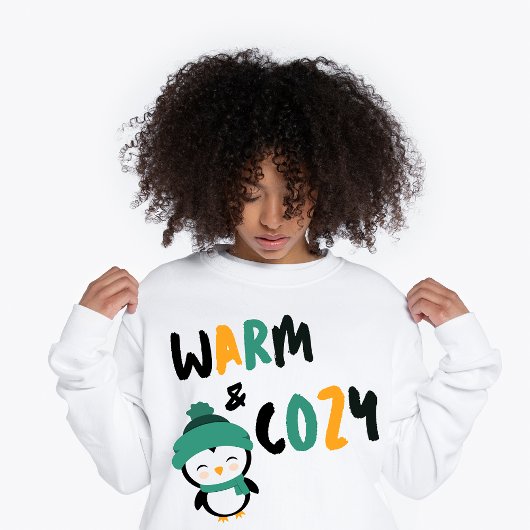 Warm- en lugachtig sweatshirt, crèmewintersweatshi trui