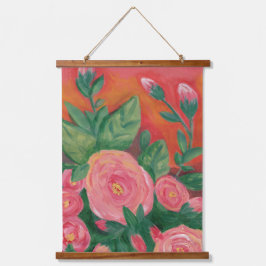 Warm en Rosey hangen Hangend Wandkleed