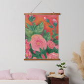 Warm en Rosey hangen Hangend Wandkleed (Slaapkamer)