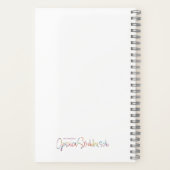 Warm en Rosey spiraal notitieboek (Achterkant)