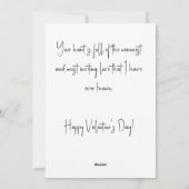 Warm en uitnodigend hart feestdagenkaart (Achterkant)