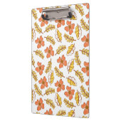 Warm Falling Autumn Leaves met Flowers Klembord (Links)