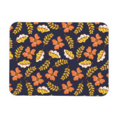 Warm Falling Autumn Leaves met Flowers Magneet (Horizontaal)