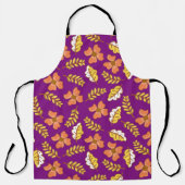 Warm Falling Autumn Leaves met Flowers Schort (Voorkant)