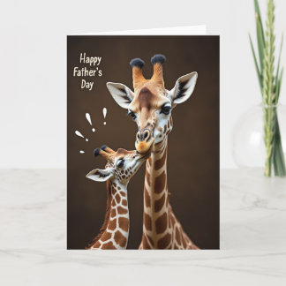 Warm Fathers Day Nuzzle Card Kaart