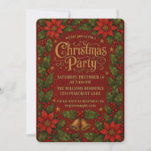 Warm & Festive Vintage Kerstfeest Kaart (Voorkant)