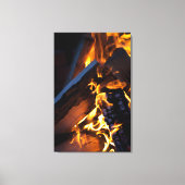 Warm Fire Canvas Afdruk (Voorkant)