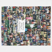 Warm fleece deken vol herinneringen (Voorkant (Horizontaal))