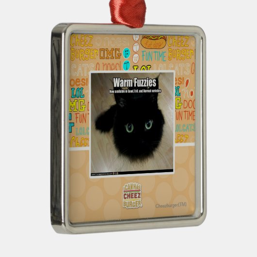 Warm Fuzzies Metalen Ornament (Rechts)