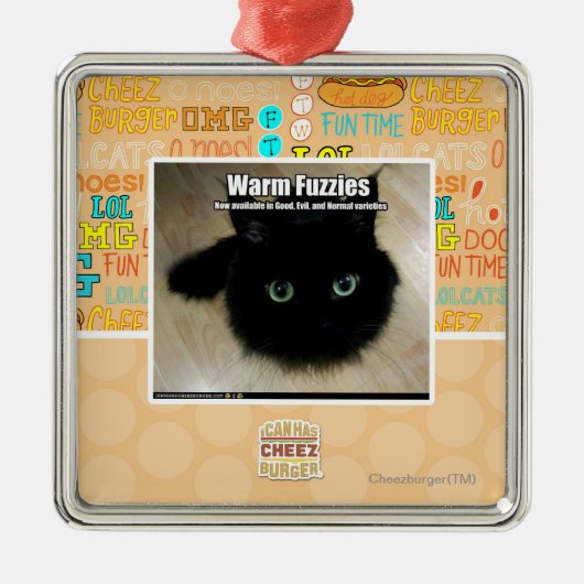 Warm Fuzzies Metalen Ornament (Voorkant)