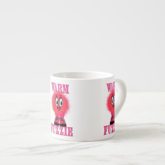 Warm Fuzzy Espresso Kop (Voorkant rechts)