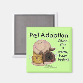 Warm, Fuzzy gevoel! Magneet (Voorkant / Achterkant)