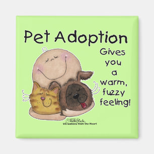 Warm, Fuzzy gevoel! Magneet