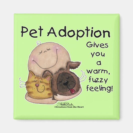 Warm, Fuzzy gevoel! Magneet (Voorkant)