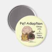 Warm, Fuzzy gevoel! Magneet (Voorkant / Achterkant)