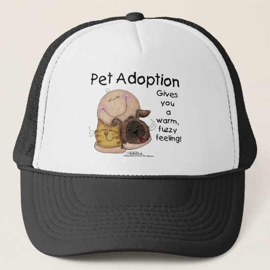 Warm, Fuzzy gevoel! Trucker Pet (Voorkant)