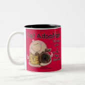 Warm, Fuzzy gevoel! Tweekleurige Koffiemok (Links)