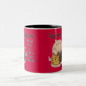 Warm, Fuzzy gevoel! Tweekleurige Koffiemok (Center)