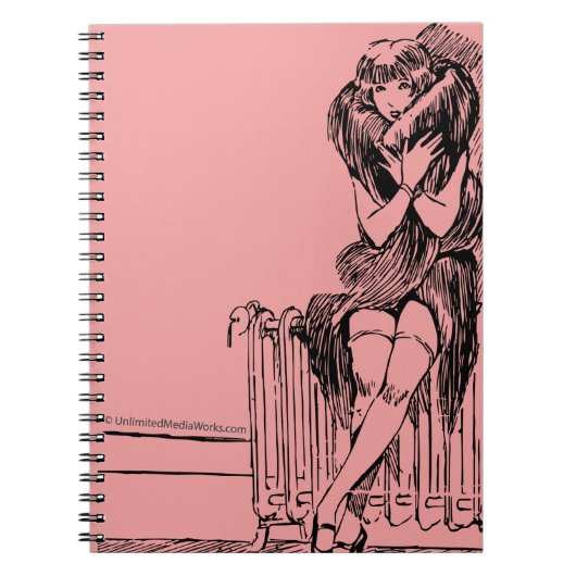 Warm Fuzzy Girl Notitieboek (Voorkant)