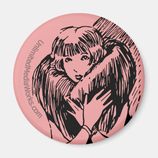 Warm Fuzzy Meisje Magneet