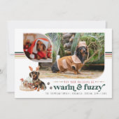 Warm & Fuzzy | Pet Holiday-fotokaart Feestdagenkaart (Voorkant)