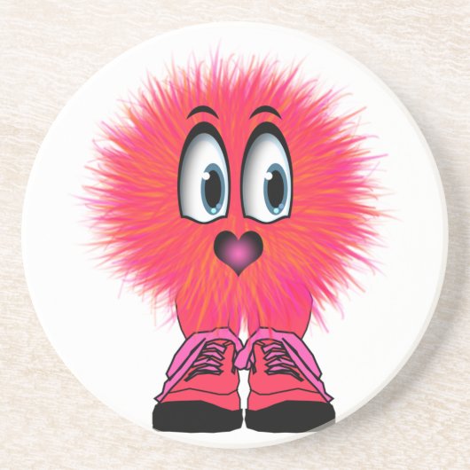 Warm Fuzzy Zandsteen Onderzetter (Voorkant)