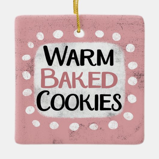 Warm gebakken koekjes Ornament (Voorkant)
