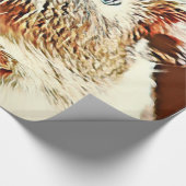 warm gekleurd cavia cadeaupapier (Hoek)