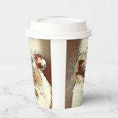 warm gekleurd cavia papieren bekers (Links)