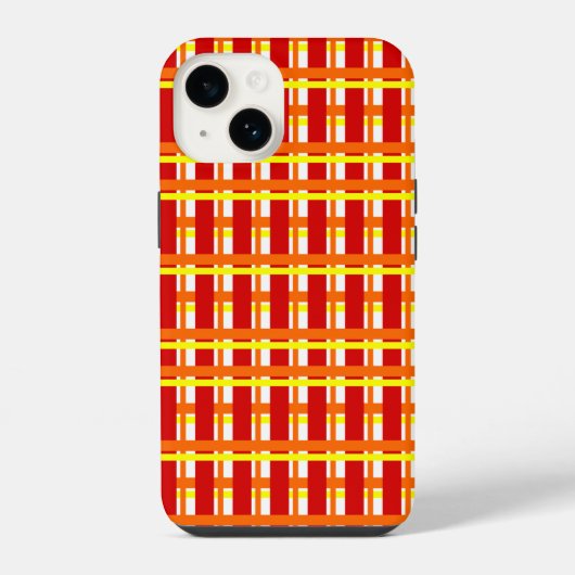 Warm geruit iPhone hoesje (Achterkant)