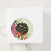 Warm-geur-geur-bloei-verf Bedankjes Labels (In situ)