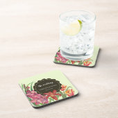 Warm-geur-geur-bloei-verf Bier Onderzetter (Rechterzijde)