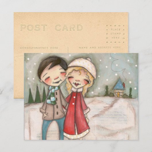 Warm-gewas - Briefkaart (Voorkant / Achterkant)