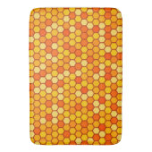 Warm & Gezellig Bee-Inspired Honeycomb Badmat (Voorkant Verticaal)