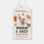 Warm & Gezellig Kerstcadeau Label Cadeaulabel (Voorkant)