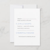 Warm Gezellige Ski Winter Wedding Beanies en wante RSVP Kaartje (Achterkant)